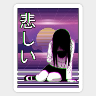 Aesthetic Japanese Girl 26 Sticker